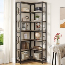 Corner Bookshelf, 7 Tier