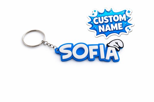 Custom smurf keychain - custom, 3d