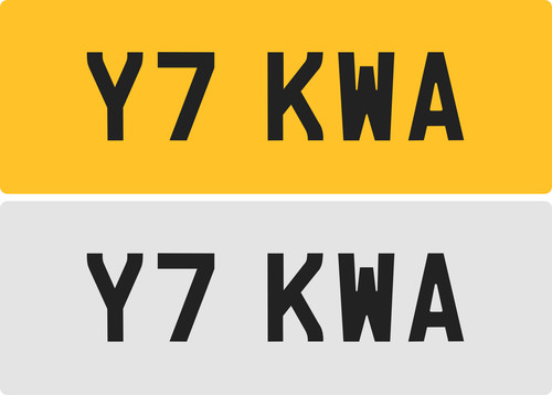 Kwa private number plate - number,