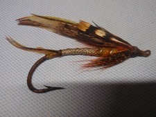 Vintage gut eyed salmon fly -