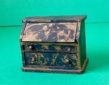 Vintage Dolls House Furniture .. 1930's Tiny Toys .. Bureau ..