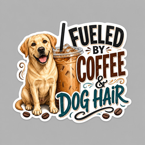 Labrador retriever sticker - labrador,