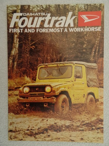 Daihatsu fourtrak brochure - daihatsu,