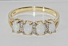 9ct Gold Natural Opal &