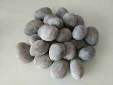 24 Pcs Gray Ceramic Fireplace