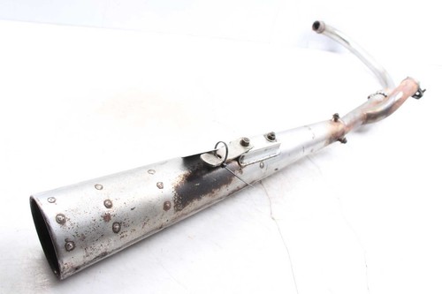 Exhaust system silencer left