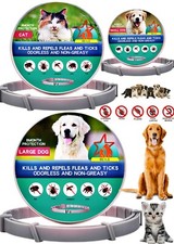 Advanced Adjustable Anti Flea and Tick Collar 8 Months Protection for Dogs Cats