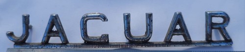 Jaguar mark chrome - 2, rear