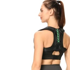 Posture Corrector Body Brace Bad Back Lumbar Shoulder Support Belt Women Men UK