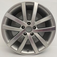 REFURBISHED VW GOLF MK6 18" VANCOUVER ALLOY WHEEL GT GTD GTI SILVER DIAMOND CUT