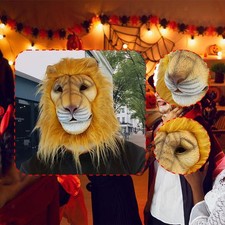 Lion head dress costume - ,