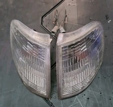  PEUGEOT 405 Mark 2 10840 Left & Right Indicators Classic Car  Parts Clear Front