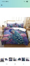 King Size Peacock design Duvet