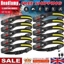 9900000LM COB LED Headlamp