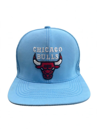 Light blue perforated snapback - blue,