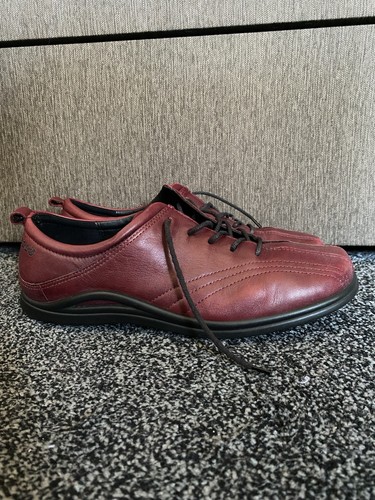 Ladies ecco burgundy leather - ecco,