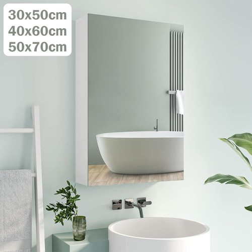 Single door bathroom mirror - door,