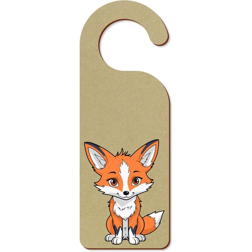 Cute fox door hanger - 'cute,