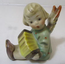Goebel Hummel Figurine Girl Playing Accordion Concertina