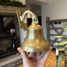 Vintage Brass Bell Canal Boat
