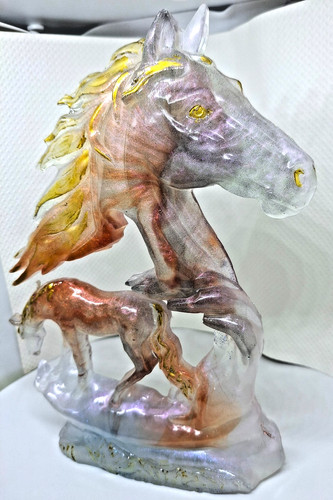 Handmade large iridescent