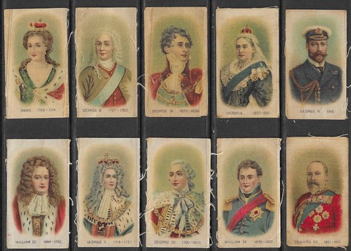 Wills 1910 kings queens of - wills,