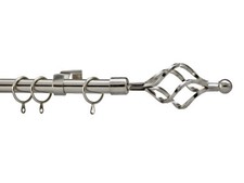 Brushed Chrome Extendable