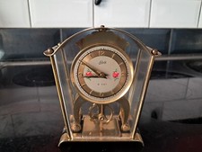 VINTAGE SCHATZ & SOHNE - GERMANY - 8 DAY 2 JEWELS FLOWERS MANTLE SKELETON CLOCK