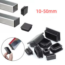Plastic End Caps for Square Tubing Bungs Inserts Blanking Plug Furniture Feet UK