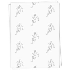 'Rugby Player' Gift Wrap /
