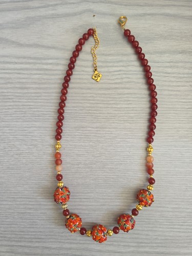 Kjk red jasper and - red, painted