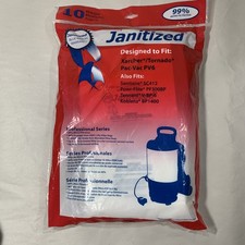 10 - JANITIZED Vacuum Bags for