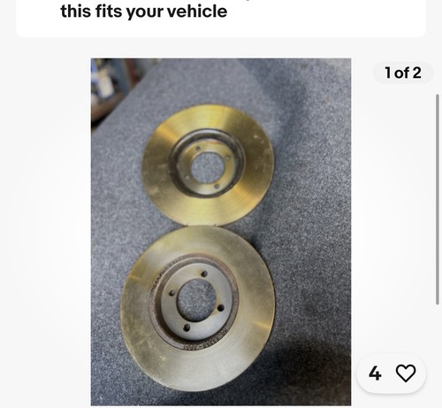 Hillman hunter front disc - hunter,