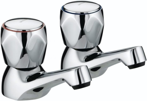 Bristan club basin taps - bristan, chrome