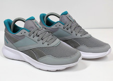REEBOK Womens Grey-Teal Quick Motion 2.0 Running Shoes Trainers UK 6 HARDLY WORN