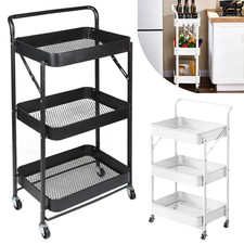 3 Layer Metal Rolling Trolley