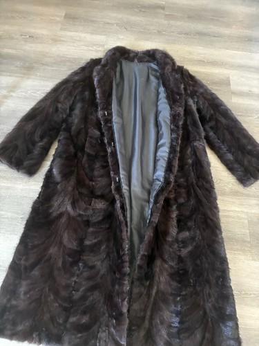 Women black sable fur - fur, coat
