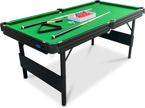 6ft folding snooker table - folding,