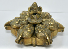 Indian Brass Kumkum Box For