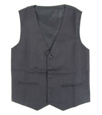 Formal  Page Boy Smart Waistcoat Wedding 2 - 14 Years Grey  Kids Childrens Boys