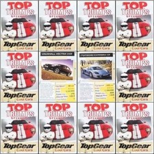 Top Trumps Single Card Top Gear Cool Cars Motors Vehicles - Various Makes (FB3)