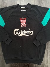 Original Authentic Adidas Liverpool 1992/1993 Jumper Sweatshirt Mens Small