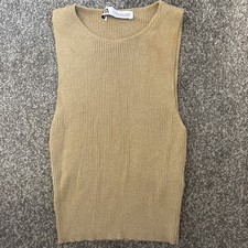 Ladies Size Small Gold Sparkly