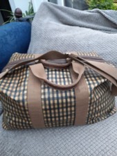 VINTAGE AQUASCUTUM DUFFLE HOLDALL ORIGINAL LARGE SIZE
