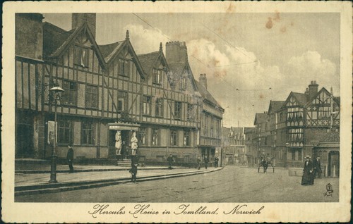Postcard norwich hercules - postcard,
