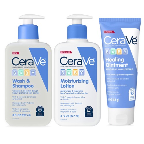 Cerave baby bath set - bath, set,