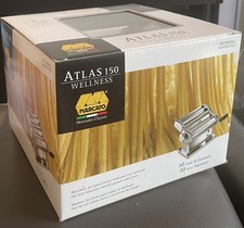 BNIB Marcato Atlas 150 Manual Pasta Machine Stainless Steel / Silver
