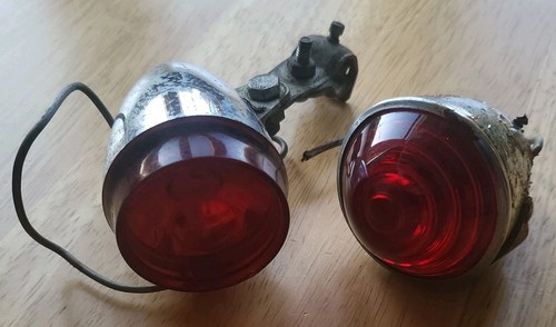 Vintage bicycle lights front - vintage,