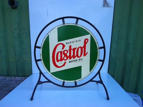 Vintage castrol metal - castrol, sign