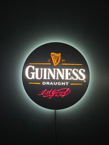 Guinness led wall - led,